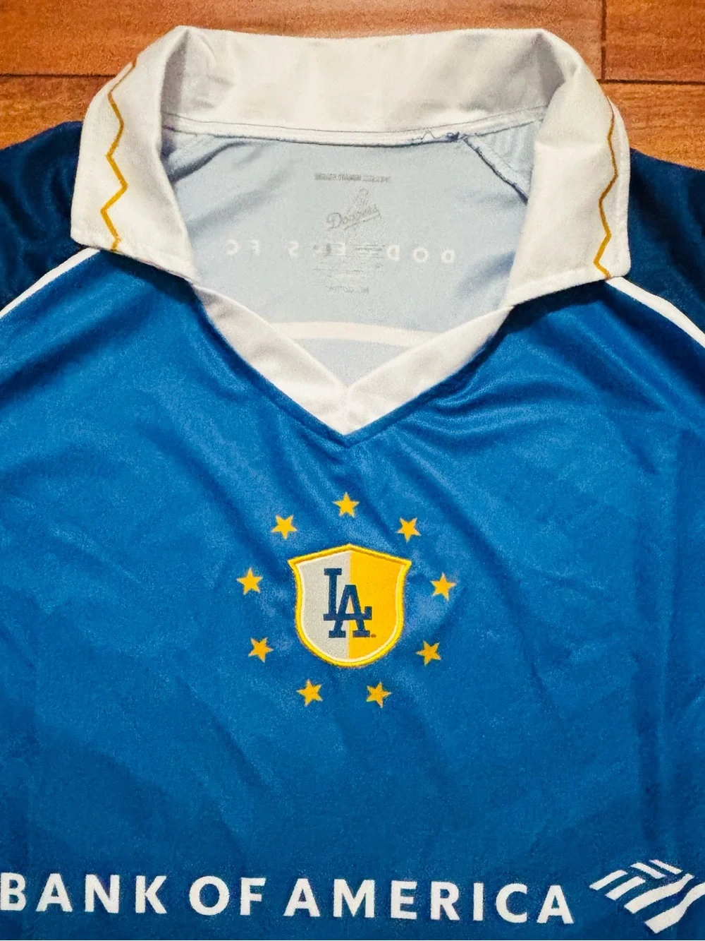 Blue LA Crest Bank of America Men's Jersey